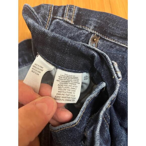 Lucky Brand Jeans Sienna Slim Boyfriend Women’s 6/28 Distressed Raw Hem Boho - Picture 16 of 16